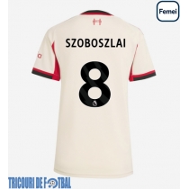 Echipament fotbal Liverpool Dominik Szoboszlai #8 Tricou Deplasare 2025-26 pentru femei maneca scurta