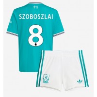 Echipament fotbal Liverpool Dominik Szoboszlai #8 Tricou Treilea 2025-26 pentru copii maneca scurta (+ Pantaloni scurti)