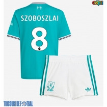 Echipament fotbal Liverpool Dominik Szoboszlai #8 Tricou Treilea 2025-26 pentru copii maneca scurta (+ Pantaloni scurti)