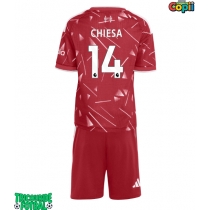 Echipament fotbal Liverpool Federico Chiesa #14 Tricou Acasa 2026-27 pentru copii maneca scurta (+ Pantaloni scurti)
