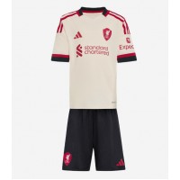 Echipament fotbal Liverpool Federico Chiesa #14 Tricou Deplasare 2025-26 pentru copii maneca scurta (+ Pantaloni scurti)