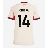 Echipament fotbal Liverpool Federico Chiesa #14 Tricou Deplasare 2025-26 pentru femei maneca scurta