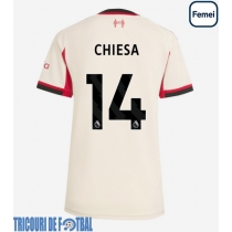 Echipament fotbal Liverpool Federico Chiesa #14 Tricou Deplasare 2025-26 pentru femei maneca scurta
