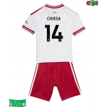 Echipament fotbal Liverpool Federico Chiesa #14 Tricou Deplasare 2026-27 pentru copii maneca scurta (+ Pantaloni scurti)