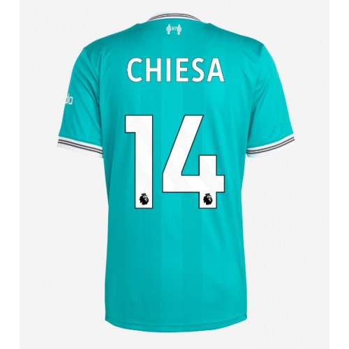 Echipament fotbal Liverpool Federico Chiesa #14 Tricou Treilea 2025-26 maneca scurta Echipament fotbal Liverpool Federico Chiesa #14 Tricou Treilea 2025-26 maneca scurta