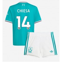 Echipament fotbal Liverpool Federico Chiesa #14 Tricou Treilea 2025-26 pentru copii maneca scurta (+ Pantaloni scurti)