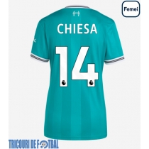 Echipament fotbal Liverpool Federico Chiesa #14 Tricou Treilea 2025-26 pentru femei maneca scurta