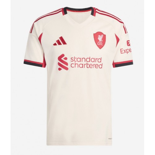 Echipament fotbal Liverpool Florian Wirtz #7 Tricou Deplasare 2025-26 maneca scurta Echipament fotbal Liverpool Florian Wirtz #7 Tricou Deplasare 2025-26 maneca scurta