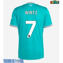 Echipament fotbal Liverpool Florian Wirtz #7 Tricou Treilea 2025-26 maneca scurta