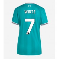 Echipament fotbal Liverpool Florian Wirtz #7 Tricou Treilea 2025-26 pentru femei maneca scurta