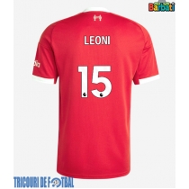 Echipament fotbal Liverpool Giovanni Leoni #15 Tricou Acasa 2025-26 maneca scurta