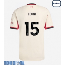 Echipament fotbal Liverpool Giovanni Leoni #15 Tricou Deplasare 2025-26 maneca scurta