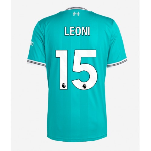 Echipament fotbal Liverpool Giovanni Leoni #15 Tricou Treilea 2025-26 maneca scurta Echipament fotbal Liverpool Giovanni Leoni #15 Tricou Treilea 2025-26 maneca scurta