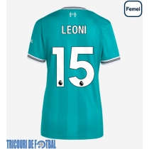 Echipament fotbal Liverpool Giovanni Leoni #15 Tricou Treilea 2025-26 pentru femei maneca scurta