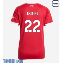 Echipament fotbal Liverpool Hugo Ekitike #22 Tricou Acasa 2025-26 pentru femei maneca scurta
