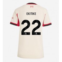 Echipament fotbal Liverpool Hugo Ekitike #22 Tricou Deplasare 2025-26 pentru femei maneca scurta