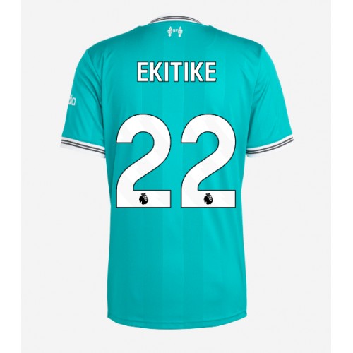 Echipament fotbal Liverpool Hugo Ekitike #22 Tricou Treilea 2025-26 maneca scurta Echipament fotbal Liverpool Hugo Ekitike #22 Tricou Treilea 2025-26 maneca scurta