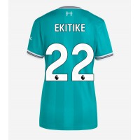 Echipament fotbal Liverpool Hugo Ekitike #22 Tricou Treilea 2025-26 pentru femei maneca scurta Echipament fotbal Liverpool Hugo Ekitike #22 Tricou Treilea 2025-26 pentru femei maneca scurta