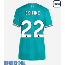 Echipament fotbal Liverpool Hugo Ekitike #22 Tricou Treilea 2025-26 pentru femei maneca scurta