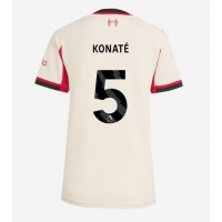 Echipament fotbal Liverpool Ibrahima Konate #5 Tricou Deplasare 2025-26 pentru femei maneca scurta