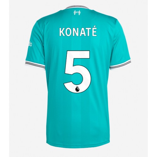Echipament fotbal Liverpool Ibrahima Konate #5 Tricou Treilea 2025-26 maneca scurta Echipament fotbal Liverpool Ibrahima Konate #5 Tricou Treilea 2025-26 maneca scurta