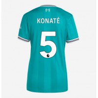 Echipament fotbal Liverpool Ibrahima Konate #5 Tricou Treilea 2025-26 pentru femei maneca scurta