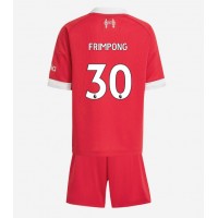 Echipament fotbal Liverpool Jeremie Frimpong #30 Tricou Acasa 2025-26 pentru copii maneca scurta (+ Pantaloni scurti)