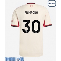 Echipament fotbal Liverpool Jeremie Frimpong #30 Tricou Deplasare 2025-26 maneca scurta