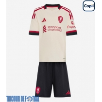 Echipament fotbal Liverpool Jeremie Frimpong #30 Tricou Deplasare 2025-26 pentru copii maneca scurta (+ Pantaloni scurti)