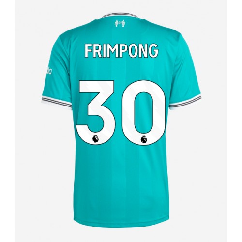 Echipament fotbal Liverpool Jeremie Frimpong #30 Tricou Treilea 2025-26 maneca scurta Echipament fotbal Liverpool Jeremie Frimpong #30 Tricou Treilea 2025-26 maneca scurta
