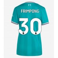 Echipament fotbal Liverpool Jeremie Frimpong #30 Tricou Treilea 2025-26 pentru femei maneca scurta