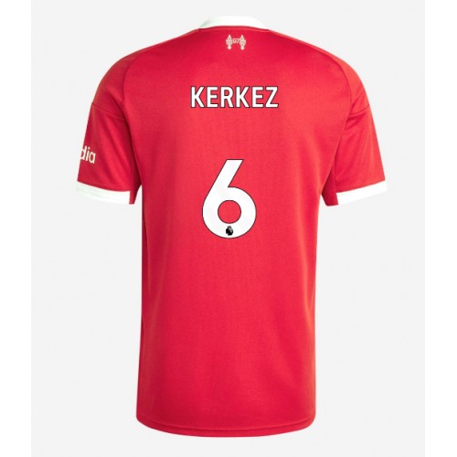 Echipament fotbal Liverpool Milos Kerkez #6 Tricou Acasa 2025-26 maneca scurta Echipament fotbal Liverpool Milos Kerkez #6 Tricou Acasa 2025-26 maneca scurta