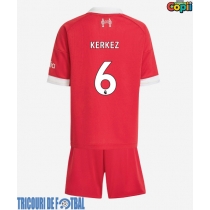Echipament fotbal Liverpool Milos Kerkez #6 Tricou Acasa 2025-26 pentru copii maneca scurta (+ Pantaloni scurti)