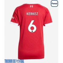 Echipament fotbal Liverpool Milos Kerkez #6 Tricou Acasa 2025-26 pentru femei maneca scurta