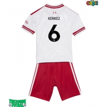 Echipament fotbal Liverpool Milos Kerkez #6 Tricou Deplasare 2026-27 pentru copii maneca scurta (+ Pantaloni scurti)