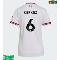 Echipament fotbal Liverpool Milos Kerkez #6 Tricou Deplasare 2026-27 pentru femei maneca scurta