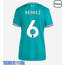 Echipament fotbal Liverpool Milos Kerkez #6 Tricou Treilea 2025-26 pentru femei maneca scurta
