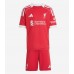 Echipament fotbal Liverpool Mohamed Salah #11 Tricou Acasa 2025-26 pentru copii maneca scurta (+ Pantaloni scurti)