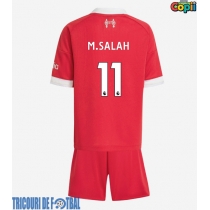 Echipament fotbal Liverpool Mohamed Salah #11 Tricou Acasa 2025-26 pentru copii maneca scurta (+ Pantaloni scurti)