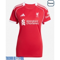 Echipament fotbal Liverpool Mohamed Salah #11 Tricou Acasa 2025-26 pentru femei maneca scurta