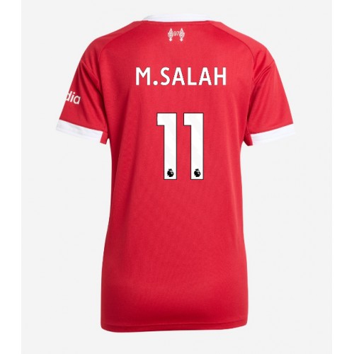 Echipament fotbal Liverpool Mohamed Salah #11 Tricou Acasa 2025-26 pentru femei maneca scurta Echipament fotbal Liverpool Mohamed Salah #11 Tricou Acasa 2025-26 pentru femei maneca scurta