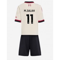 Echipament fotbal Liverpool Mohamed Salah #11 Tricou Deplasare 2025-26 pentru copii maneca scurta (+ Pantaloni scurti)