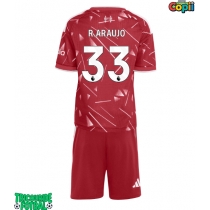 Echipament fotbal Liverpool Ronald Araujo #33 Tricou Acasa 2026-27 pentru copii maneca scurta (+ Pantaloni scurti)