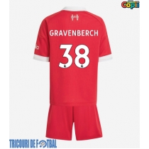 Echipament fotbal Liverpool Ryan Gravenberch #38 Tricou Acasa 2025-26 pentru copii maneca scurta (+ Pantaloni scurti)