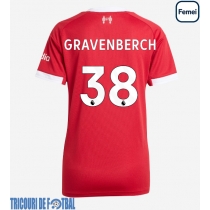 Echipament fotbal Liverpool Ryan Gravenberch #38 Tricou Acasa 2025-26 pentru femei maneca scurta
