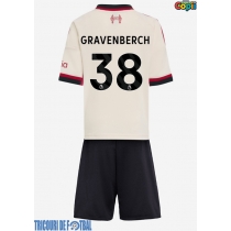 Echipament fotbal Liverpool Ryan Gravenberch #38 Tricou Deplasare 2025-26 pentru copii maneca scurta (+ Pantaloni scurti)