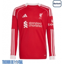 Echipament fotbal Liverpool Tricou Acasa 2025-26 maneca lunga