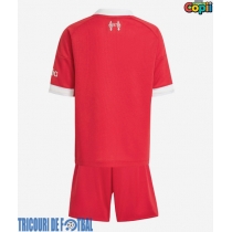 Echipament fotbal Liverpool Tricou Acasa 2025-26 pentru copii maneca scurta (+ Pantaloni scurti)