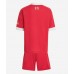Echipament fotbal Liverpool Tricou Acasa 2025-26 pentru copii maneca scurta (+ Pantaloni scurti)