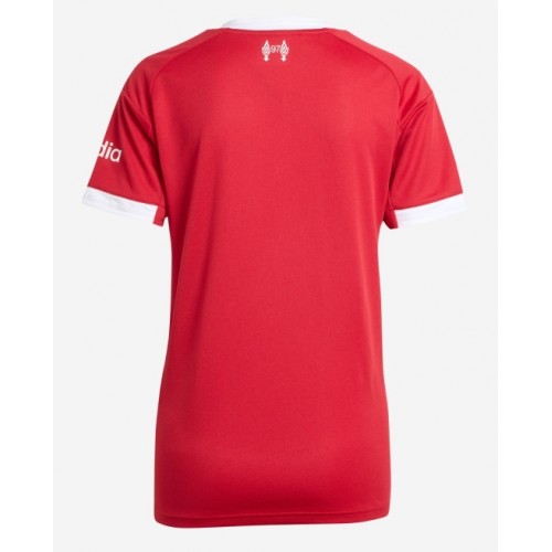 Echipament fotbal Liverpool Tricou Acasa 2025-26 pentru femei maneca scurta Echipament fotbal Liverpool Tricou Acasa 2025-26 pentru femei maneca scurta